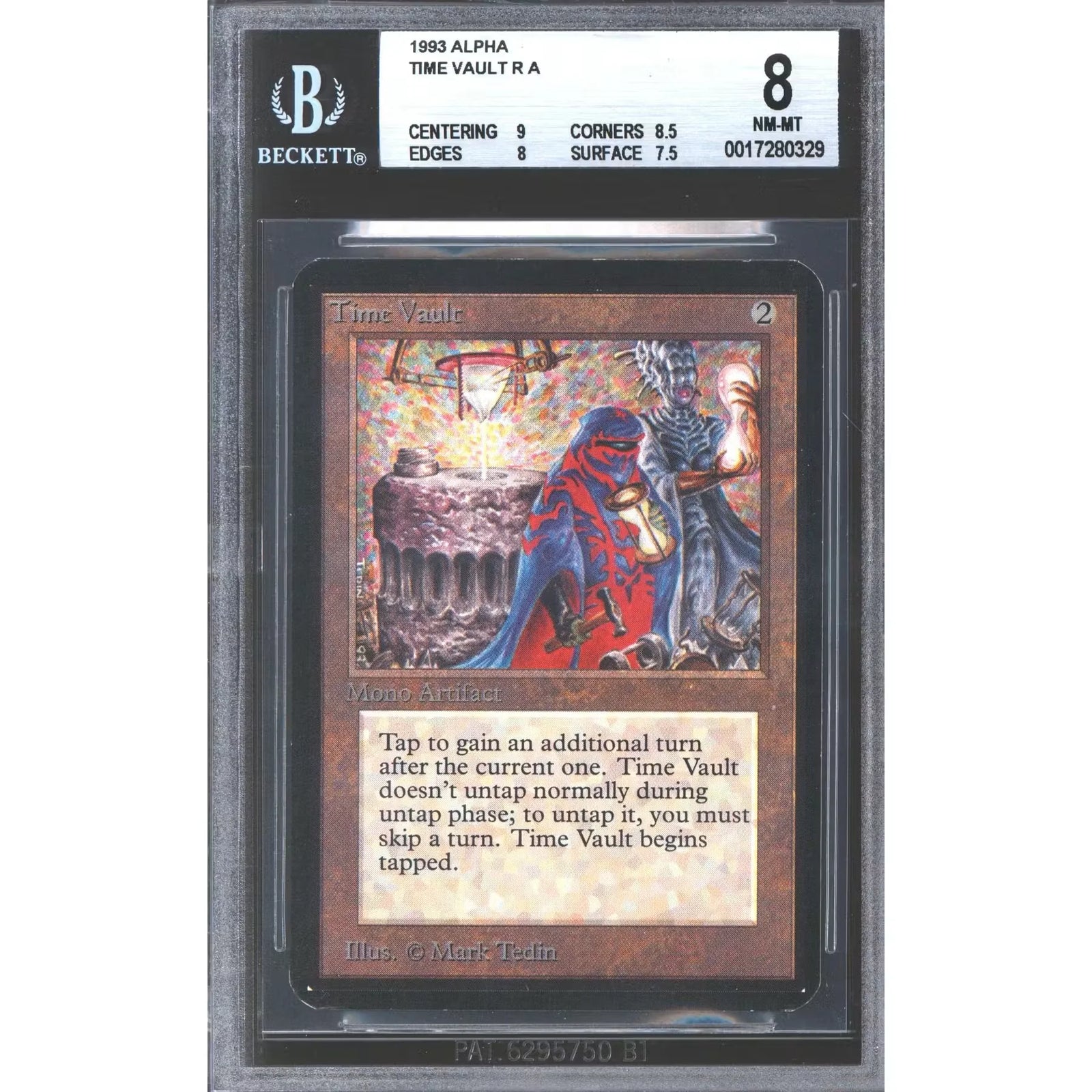 Magic the Gathering Alpha Time Vault | BGS 8 Graded