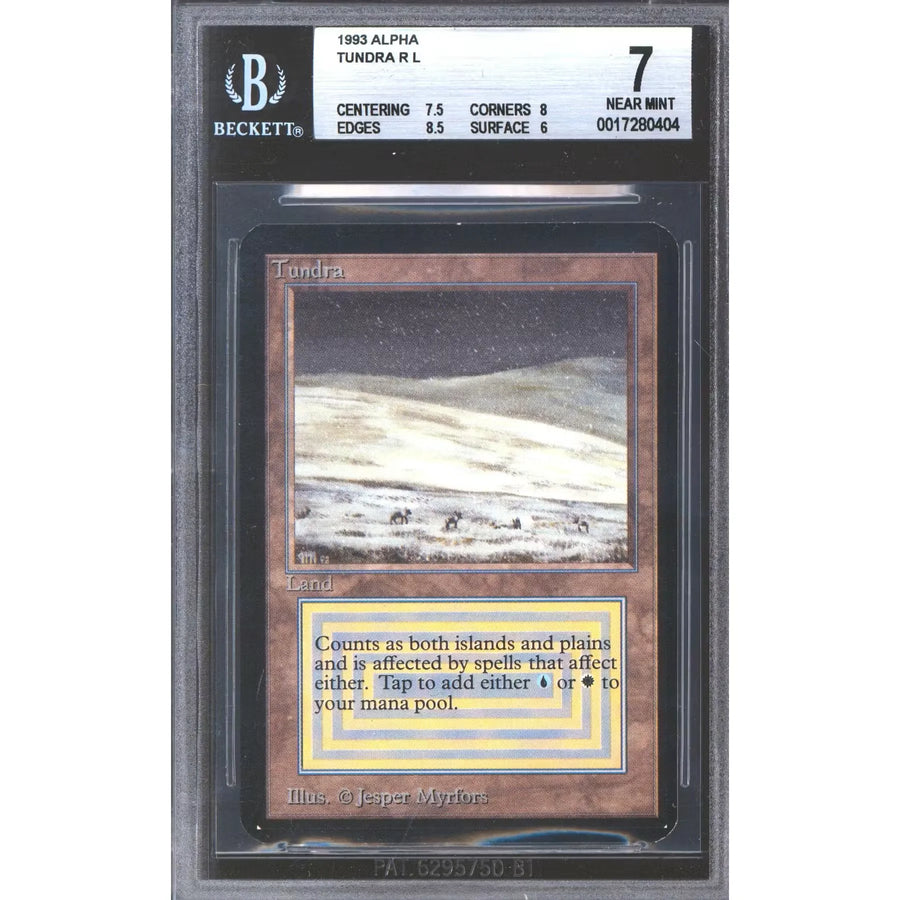 Magic the Gathering Alpha Tundra | BGS 7 Graded