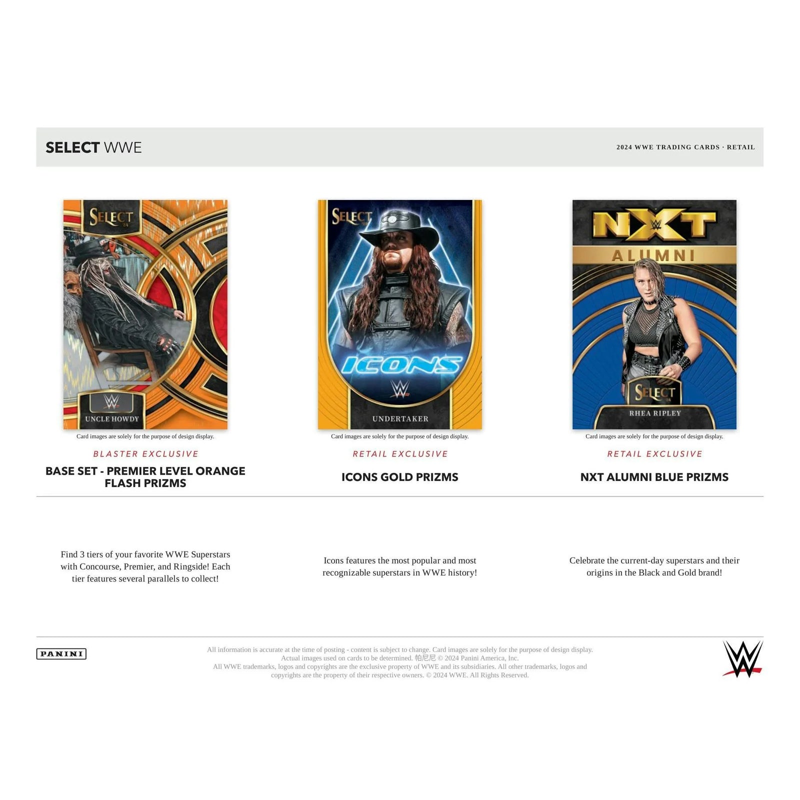 DRAFT - 2024 Panini Select WWE Wrestling Blaster Box | dacardworld:BV2H0HHKY7