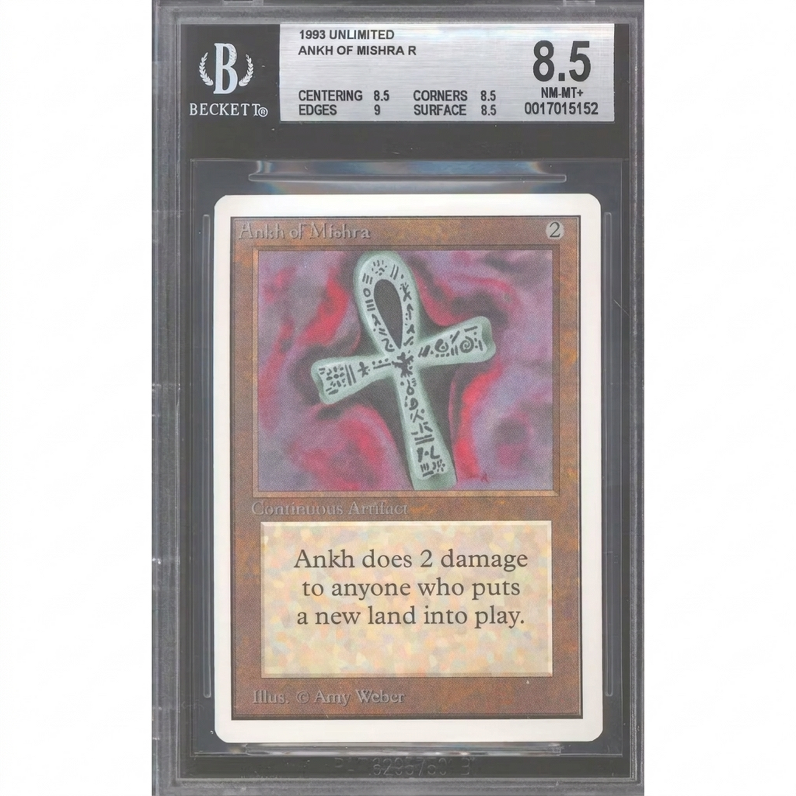 Magic the Gathering Unlimited Ankh of Mishra | BGS 8.5