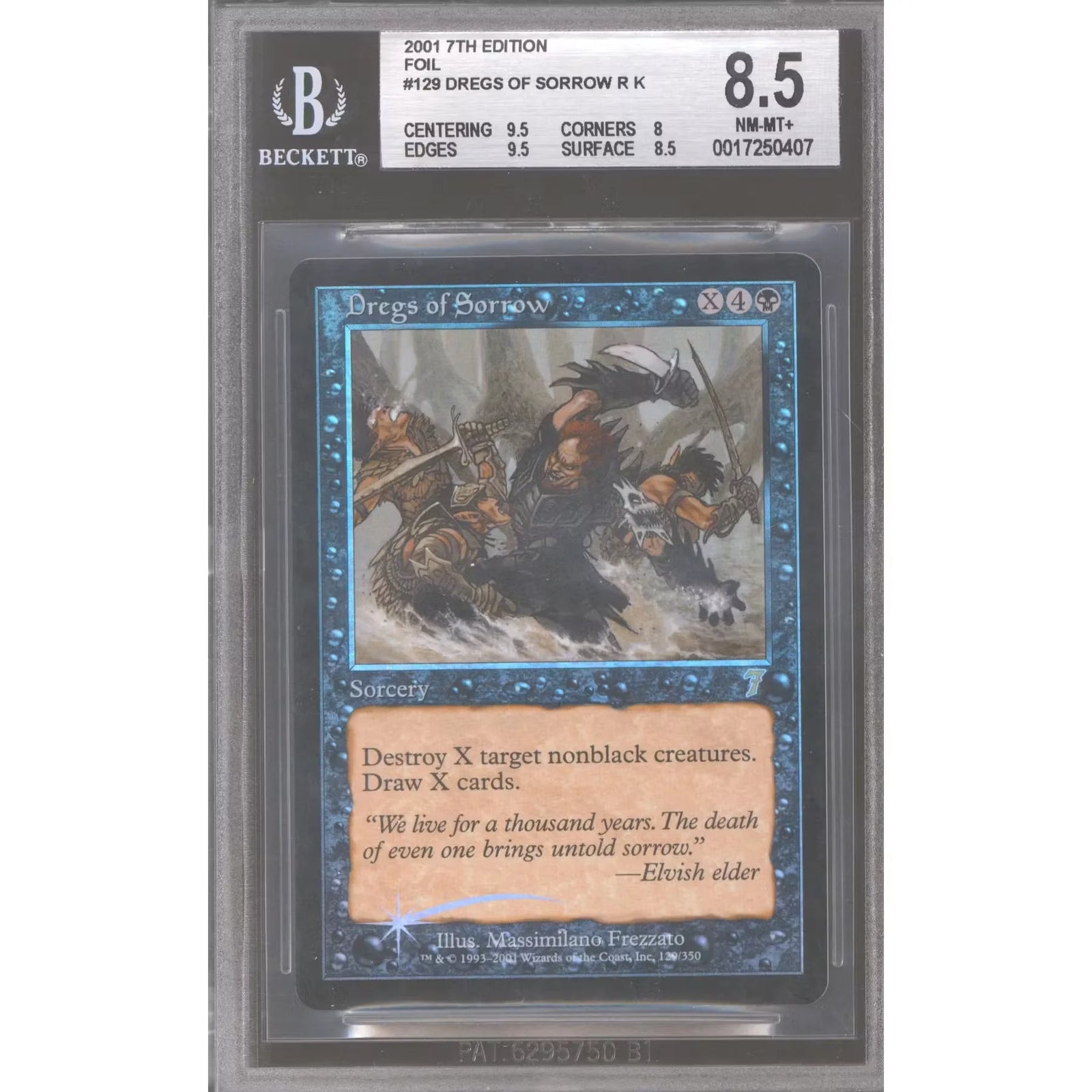 Magic the Gathering Dregs of Sorrow 7th Edition | BGS 8.5 Foil