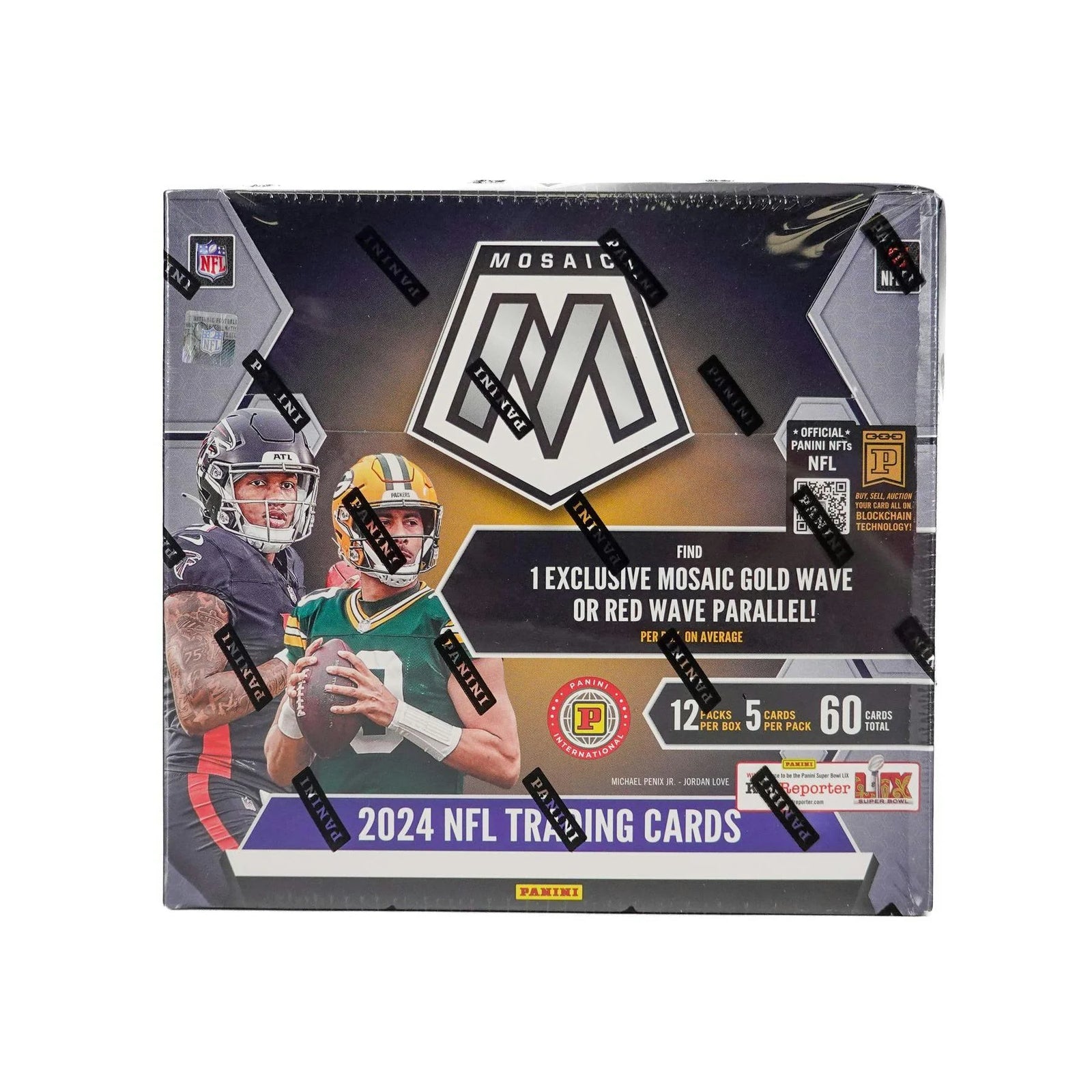 DRAFT - New 2024 Panini Mosaic Football International Hobby 12-Box Case