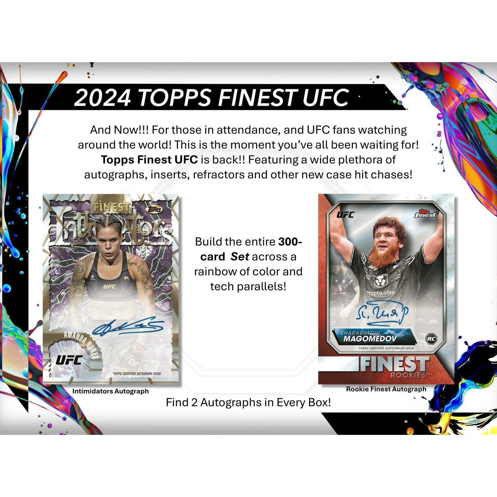 DRAFT - 2024 Topps UFC Finest Hobby Box | Sealed