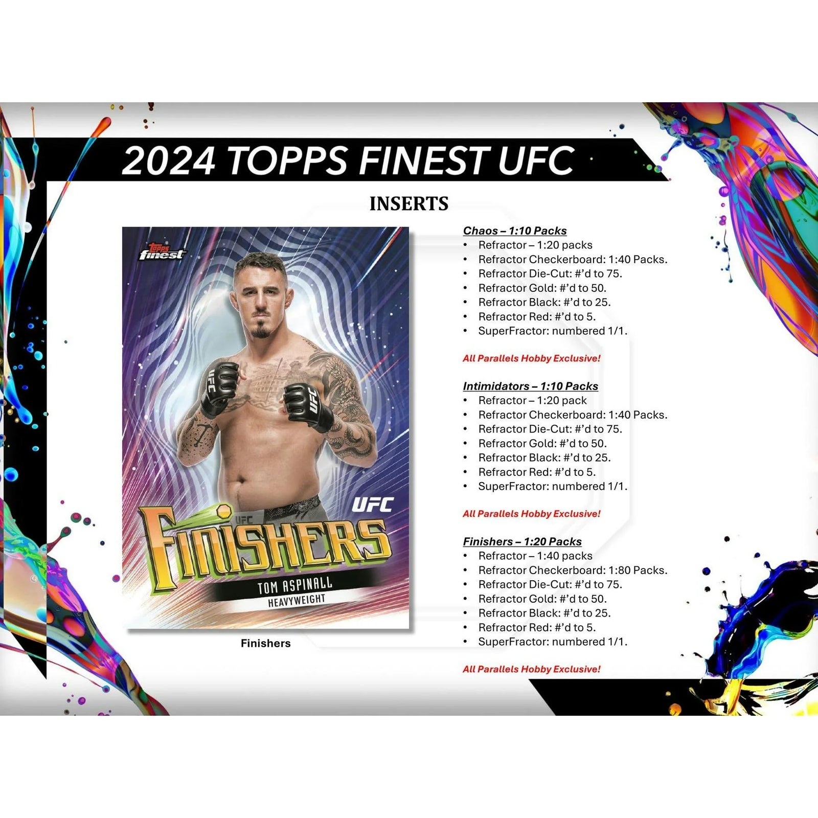 DRAFT - 2024 Topps UFC Finest Hobby Box | Sealed