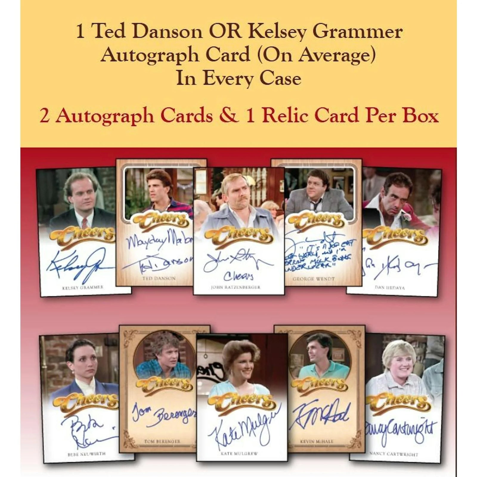 DRAFT - 2025 Cheers Premiere Edition Trading Cards Hobby Box | Rittenhouse