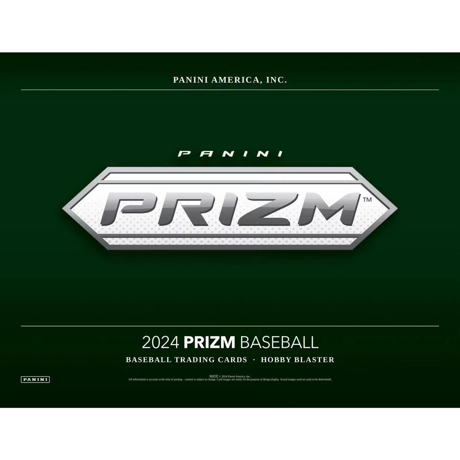 2024 Panini Prizm Baseball Hobby Blaster Box (Ships Sealed Only)