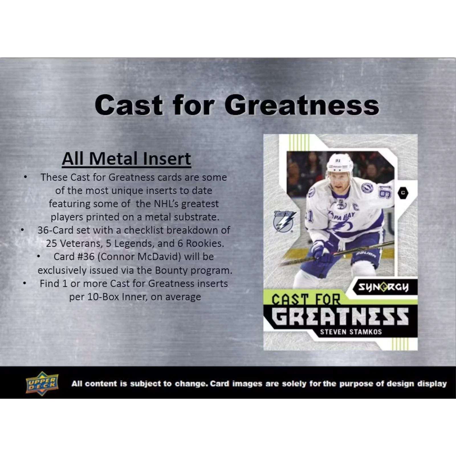 2017-18 Upper Deck Synergy Hockey Hobby Box | 15 Colored Variants (Ships Sealed Only)