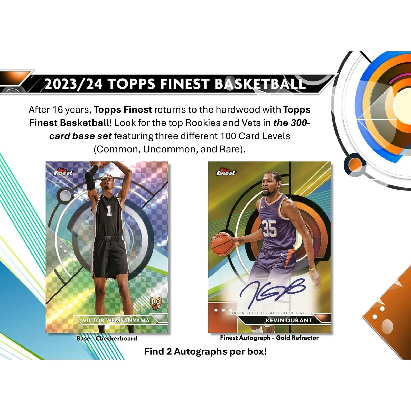 DRAFT - 2023/24 Topps Finest Basketball Hobby Box | dacardworld:BV2M0MMS19