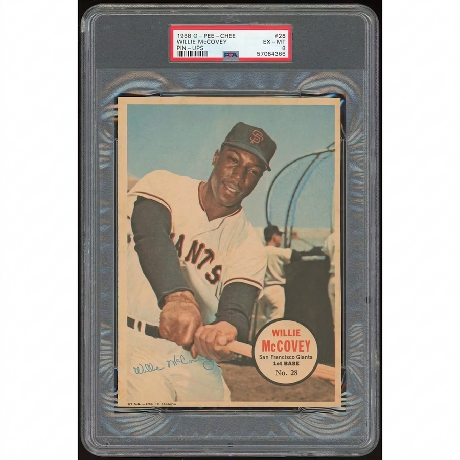 Willie McCovey 1968 O-Pee-Chee Pin-Ups #28 | PSA 6 Highest Graded