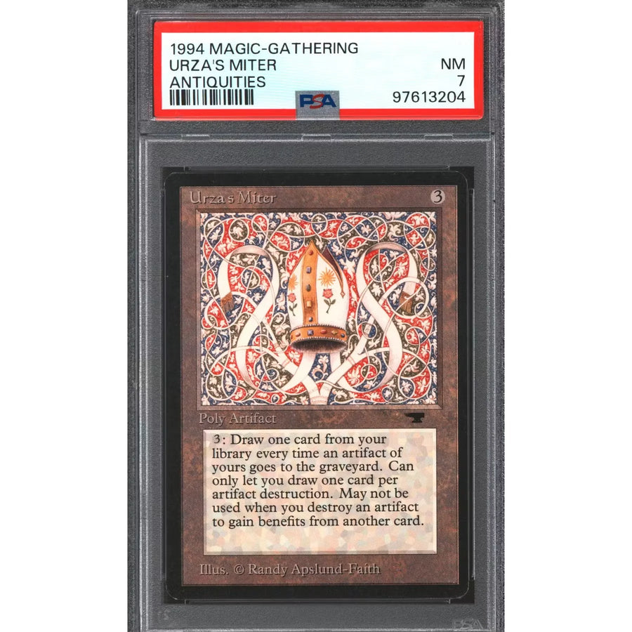 Urza's Miter Magic the Gathering Antiquities | PSA 7