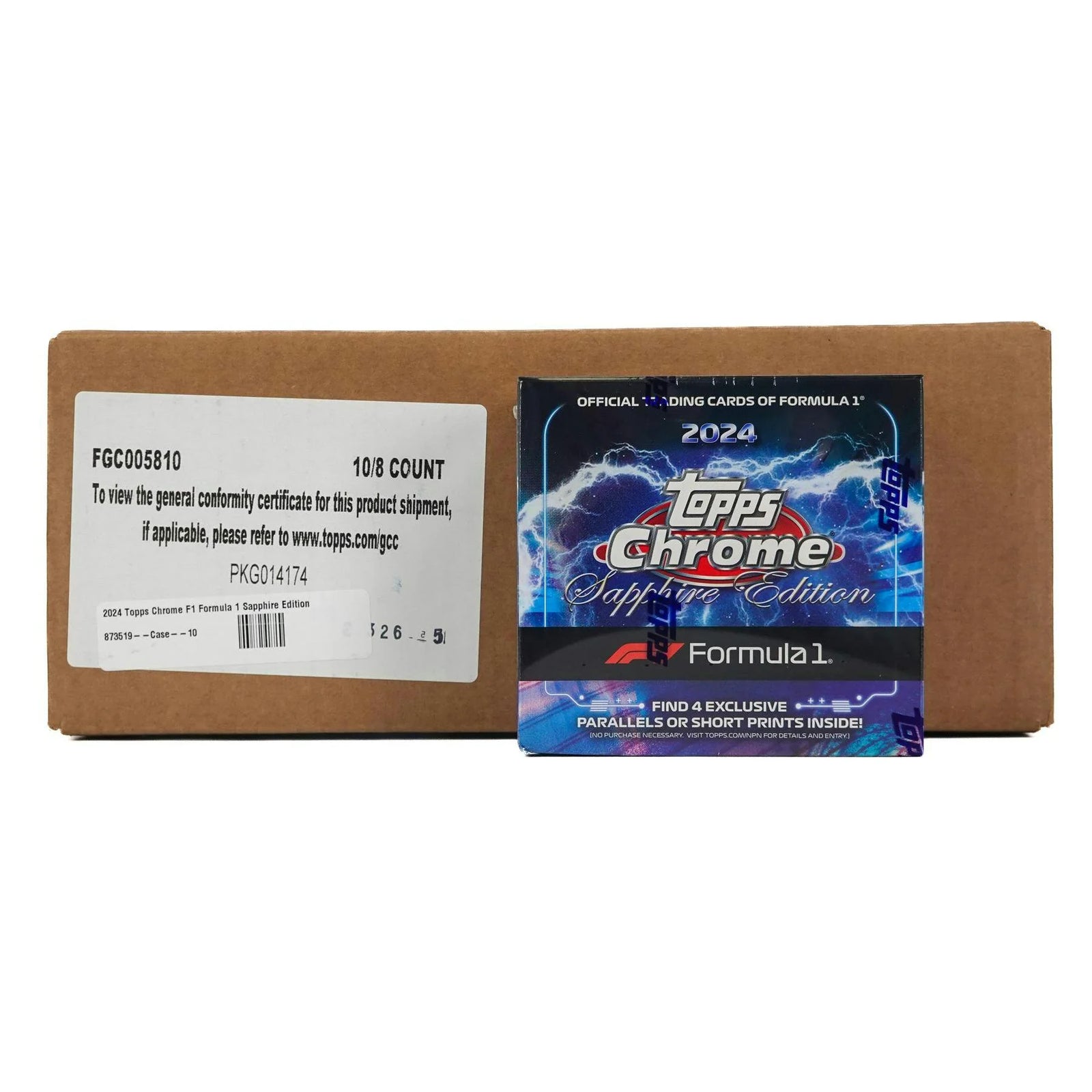 DRAFT - 2024 Topps Chrome F1 Formula 1 Sapphire Edition 10-Box Case