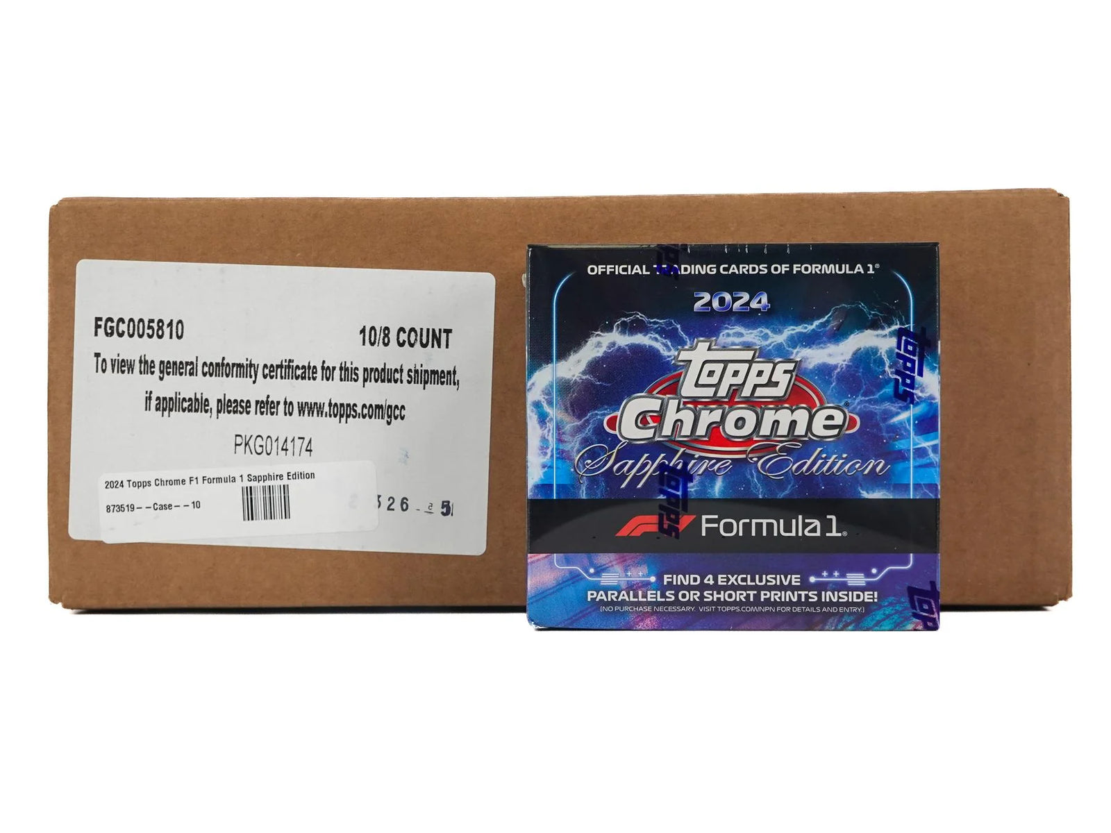DRAFT - 2024 Topps Chrome F1 Formula 1 Sapphire Edition 10-Box Case
