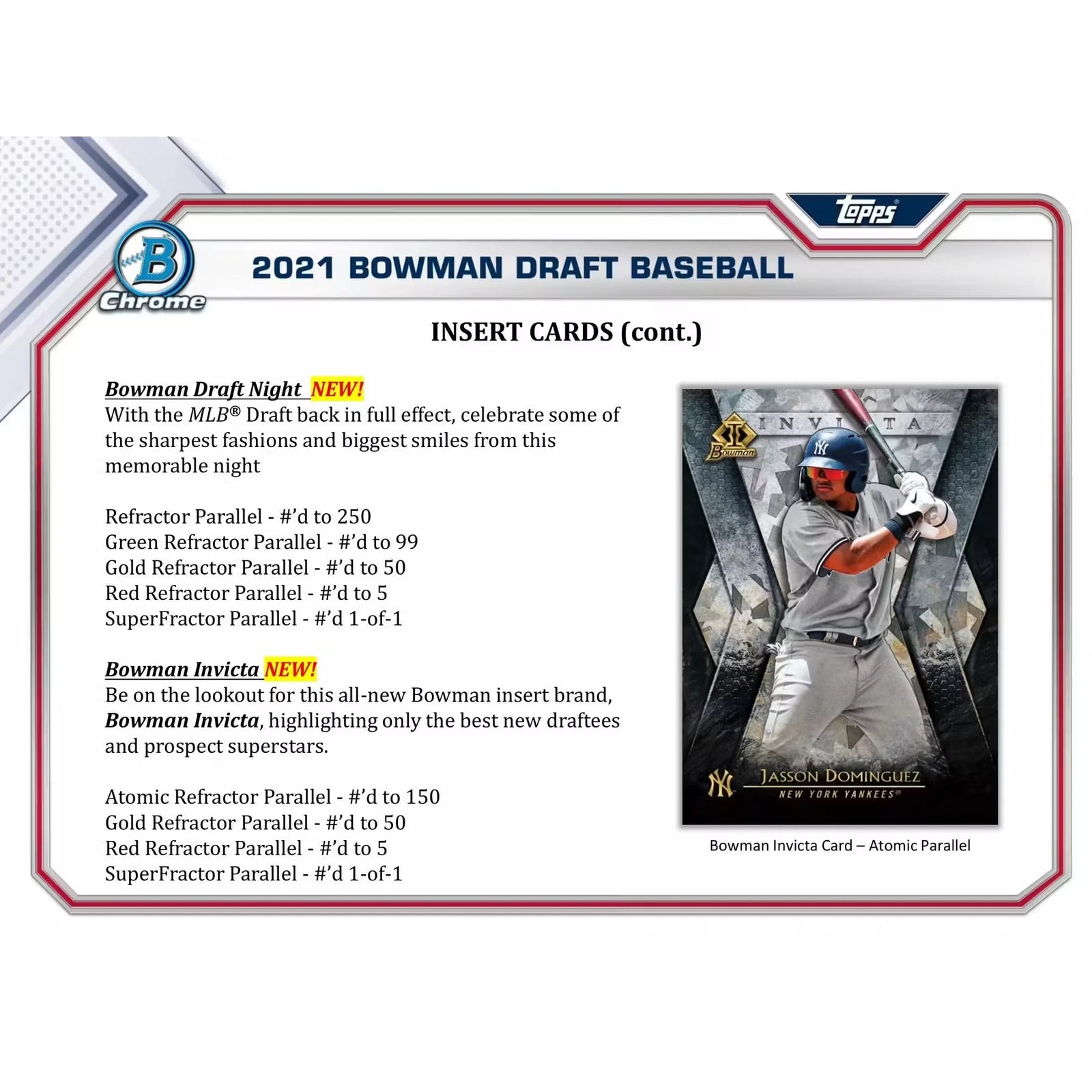 2021 Bowman Draft Baseball Hobby Super Jumbo Box