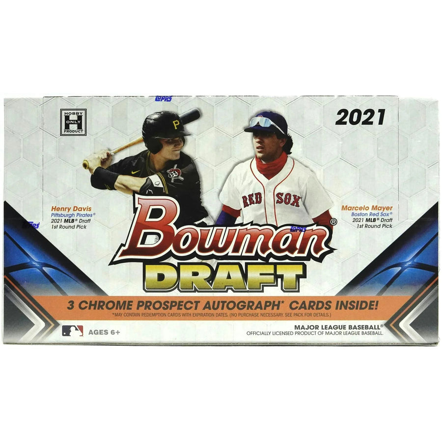 DRAFT - Just In 2021 Bowman Draft Baseball Hobby Jumbo Box