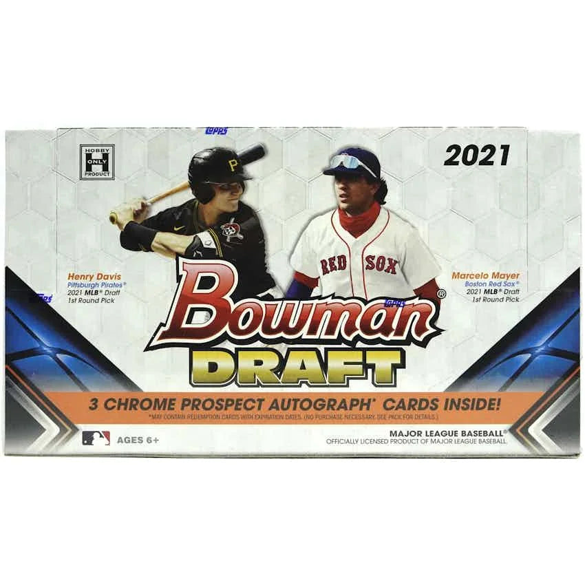 DRAFT - Just In 2021 Bowman Draft Baseball Hobby Jumbo Box