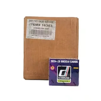 2024-25 Panini Donruss Soccer International Hobby 12-Box Case (Ships Sealed Only)