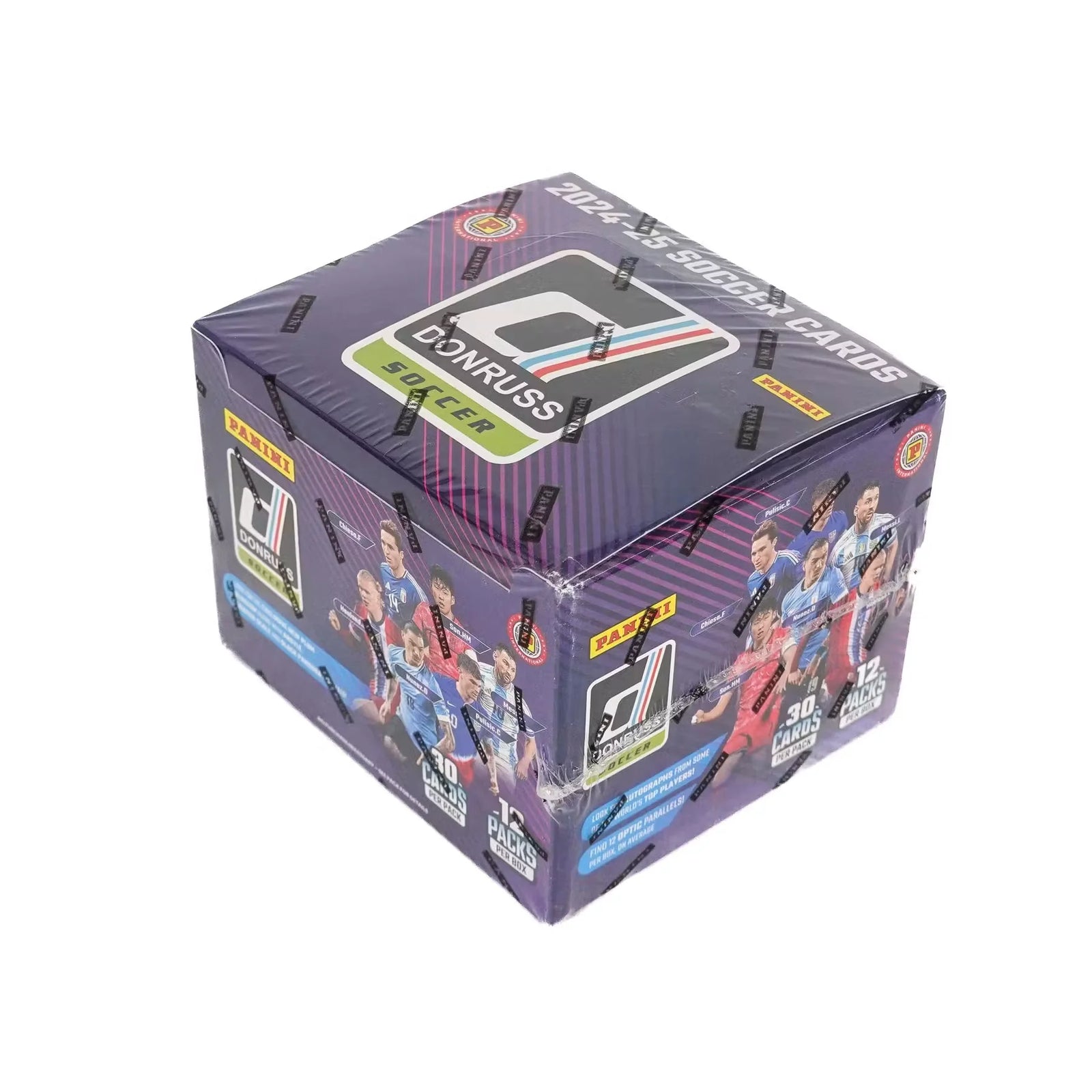 2024-25 Panini Donruss Soccer International Hobby 12-Box Case (Ships Sealed Only)