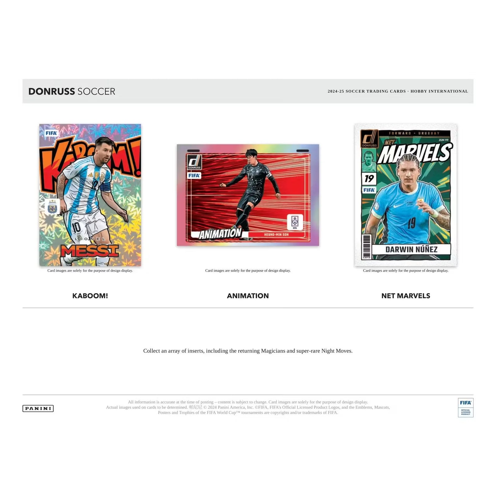 2024-25 Panini Donruss Soccer International Hobby 12-Box Case (Ships Sealed Only)