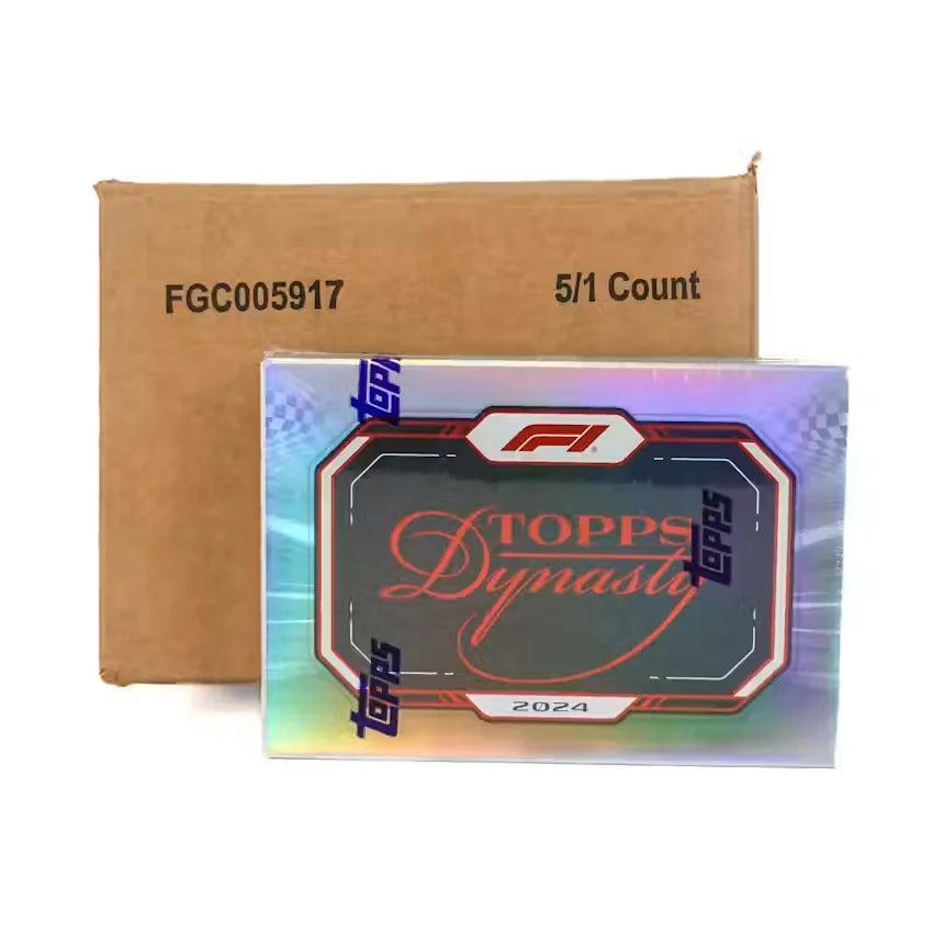 2024 Topps Dynasty Formula 1 Hobby 5-Box Case | Premium Autograph Relics (Ships Sealed Only)