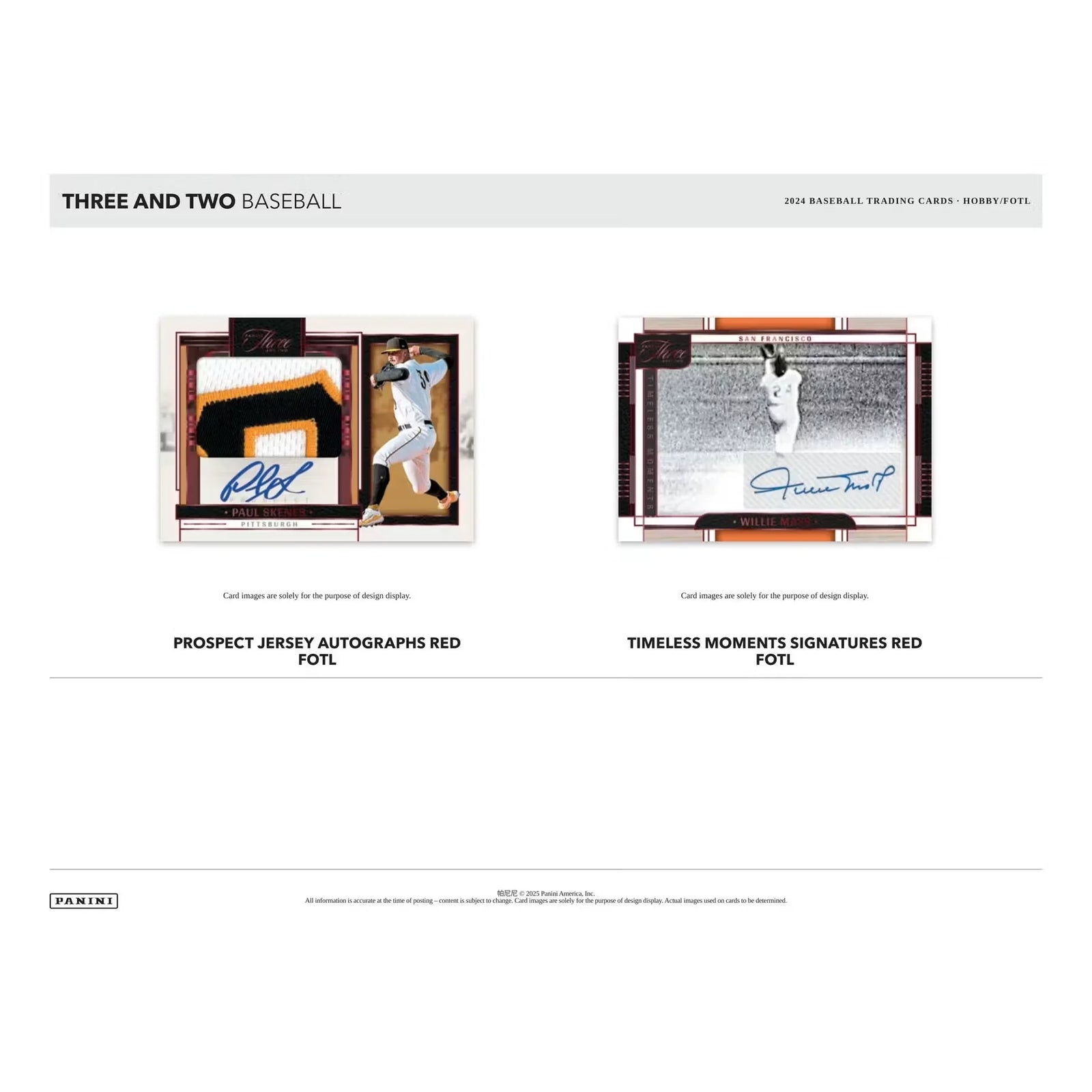 2024 Panini Three and Two Baseball Hobby 10 Box Case