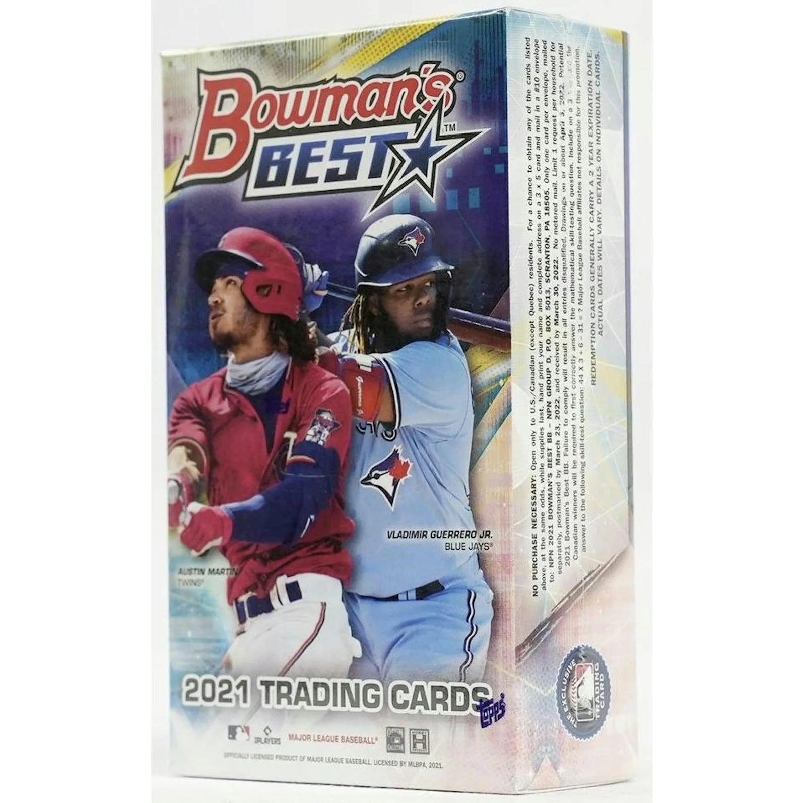 DRAFT - Just In 2021 Bowman's Best Baseball Hobby Box