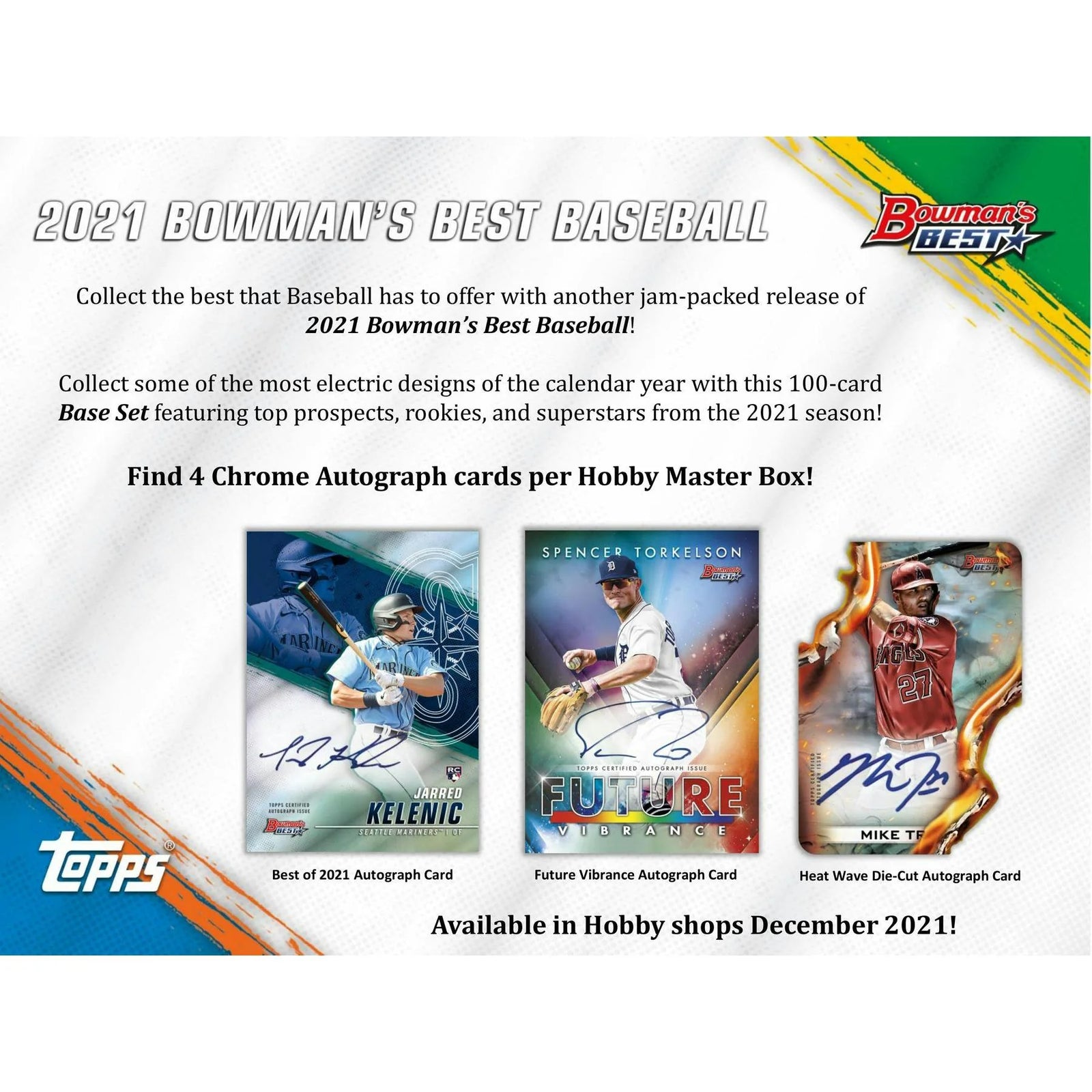 DRAFT - Just In 2021 Bowman's Best Baseball Hobby Box