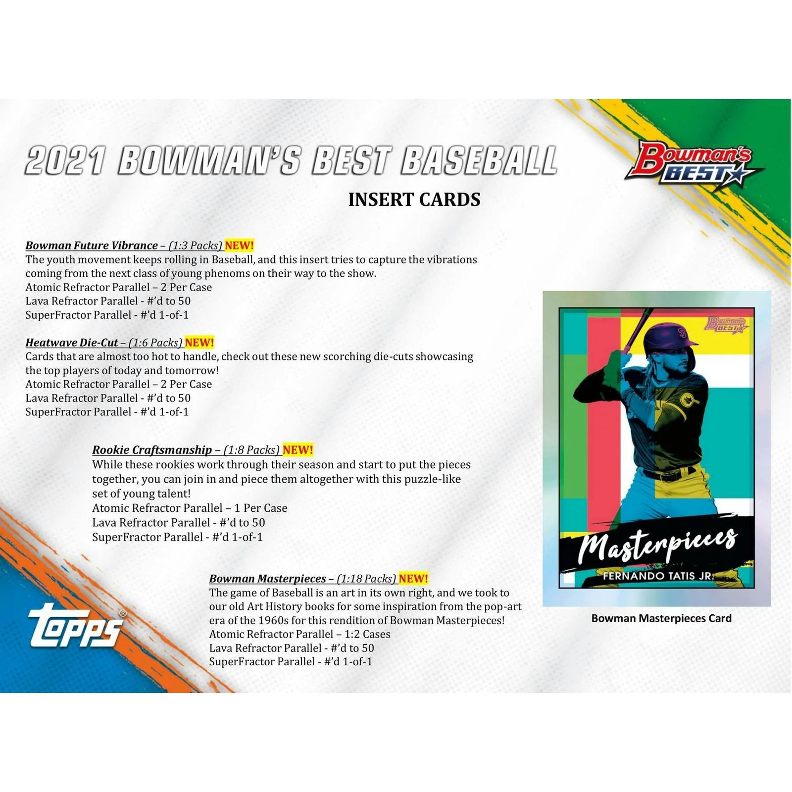 DRAFT - Just In 2021 Bowman's Best Baseball Hobby Box