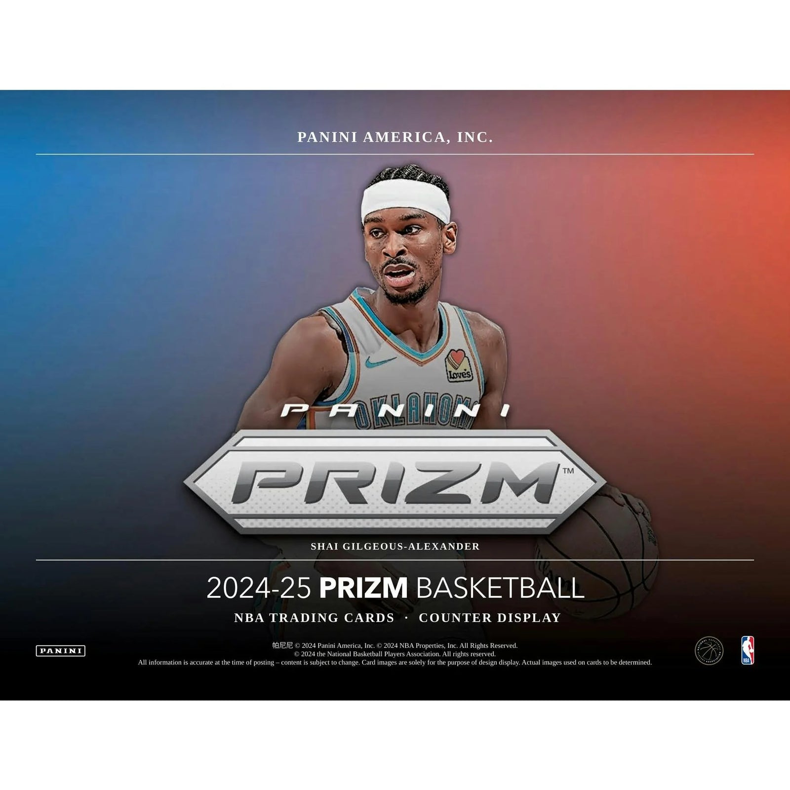 DRAFT - 2024-25 Panini Prizm Basketball 24-Pack Retail Box