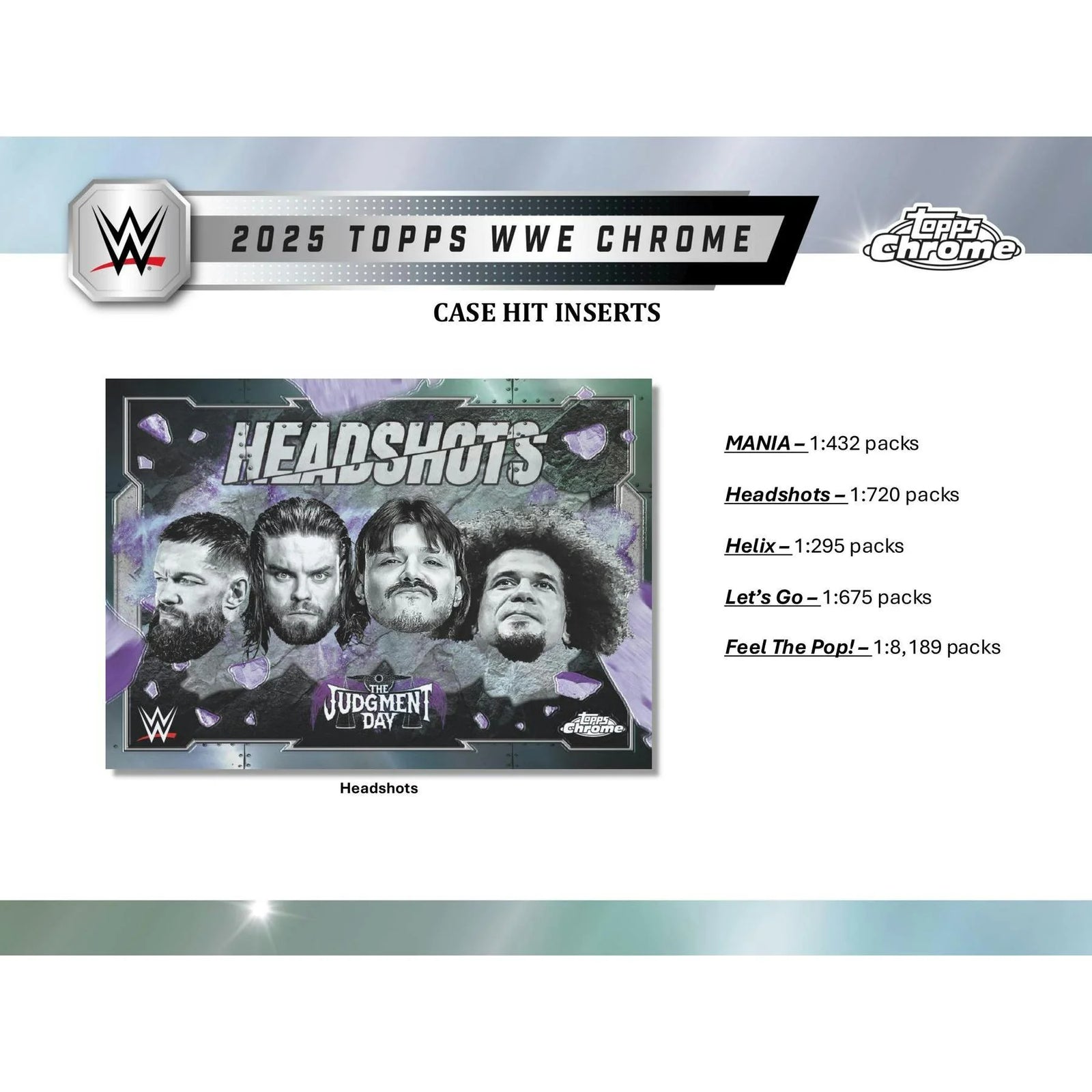 DRAFT - 2025 Topps Chrome WWE Wrestling Hobby Box | BV3C0O3CN9
