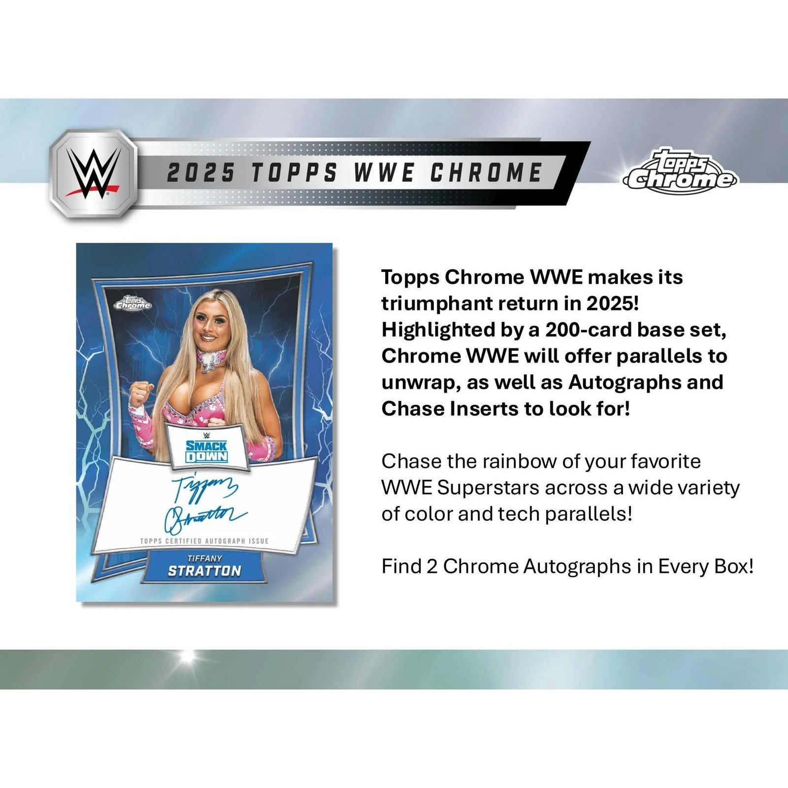 DRAFT - 2025 Topps Chrome WWE Wrestling Delight Box | Breaker