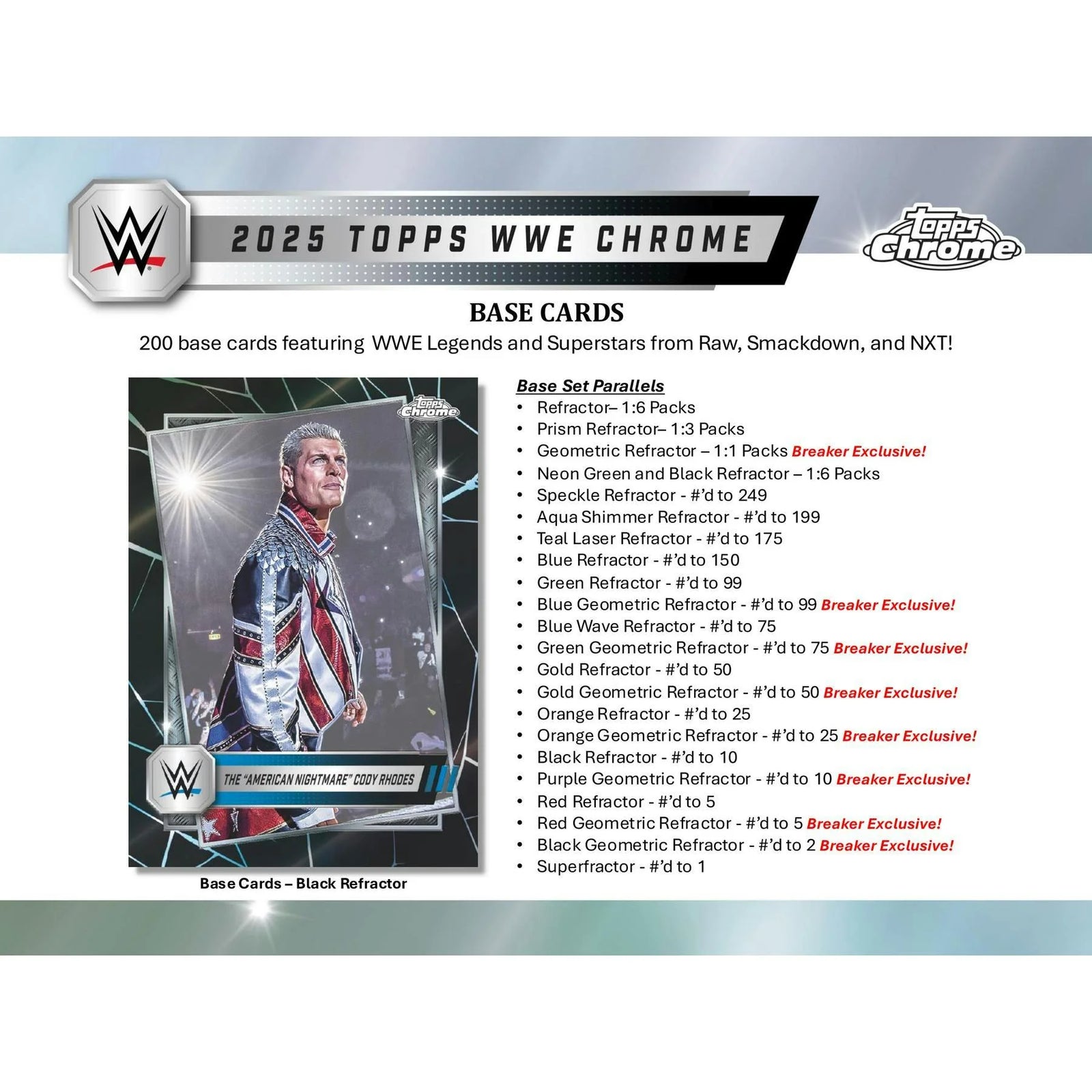 DRAFT - 2025 Topps Chrome WWE Wrestling Delight Box | Breaker