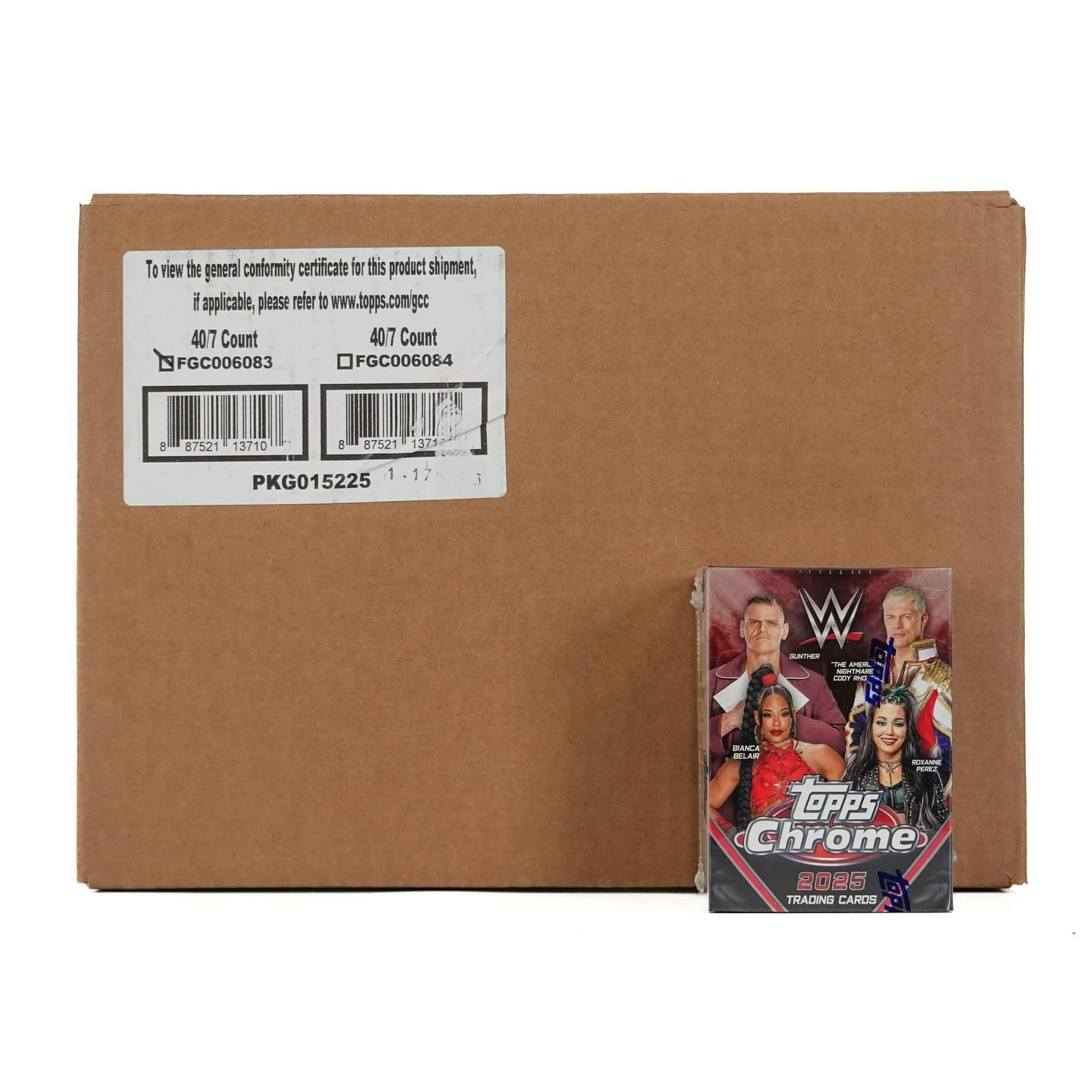 DRAFT - New 2025 Topps Chrome WWE Wrestling Blaster 40-Box Case