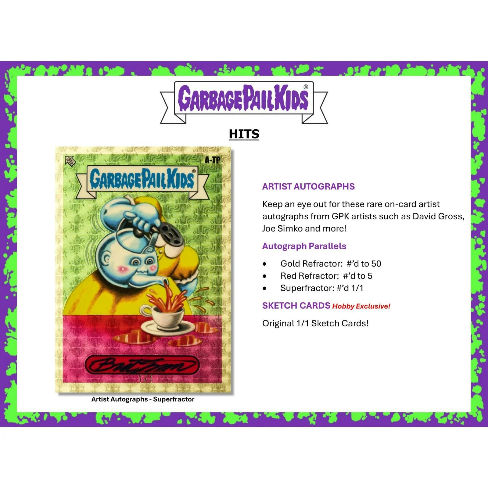 DRAFT - 2024 Topps Garbage Pail Kids Chrome Series 7 Hobby Box