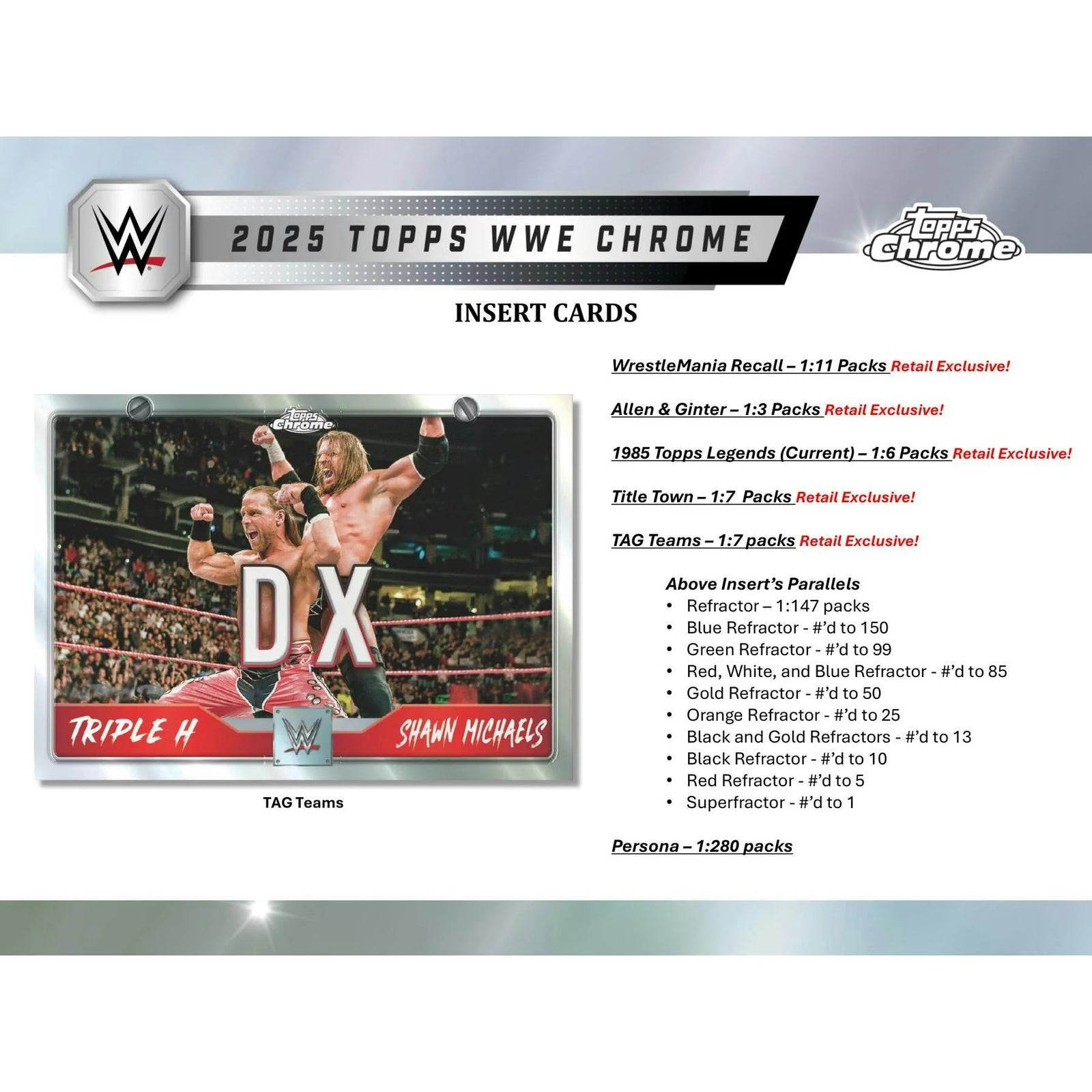 DRAFT - 2025 Topps Chrome WWE Wrestling Blaster Box | dacardworld:BV3C0QT3Q2