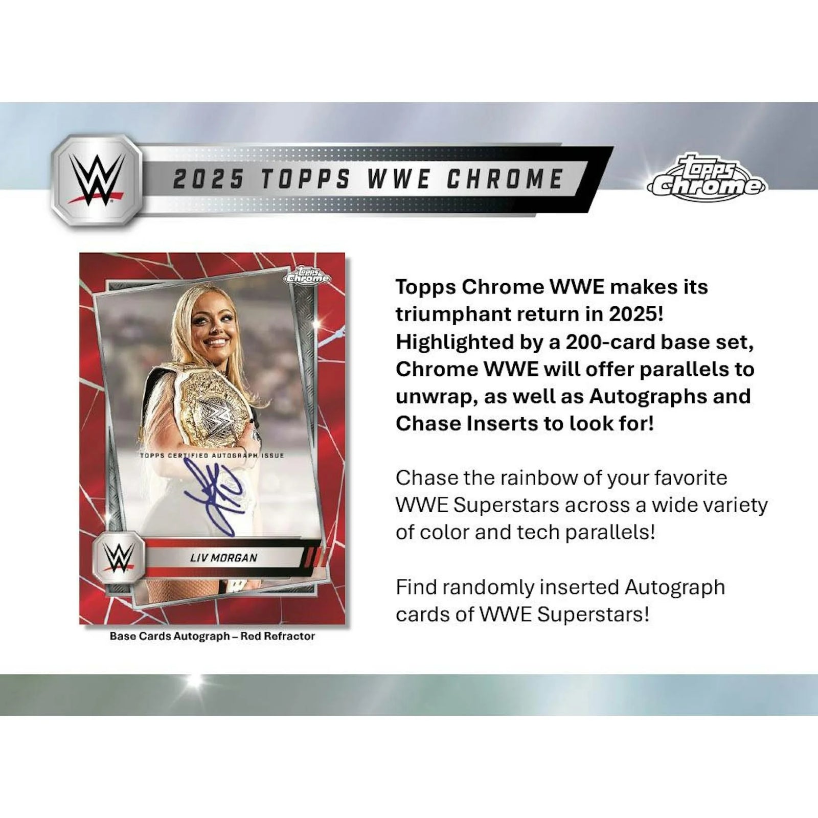 DRAFT - 2025 Topps Chrome WWE Wrestling Mega Box