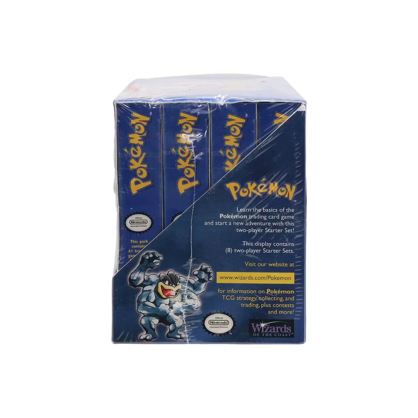 Pokemon Base Set 1 2-Player Starter Deck Box Brick of 8 | Sealed WOTC (Ships Sealed Only)