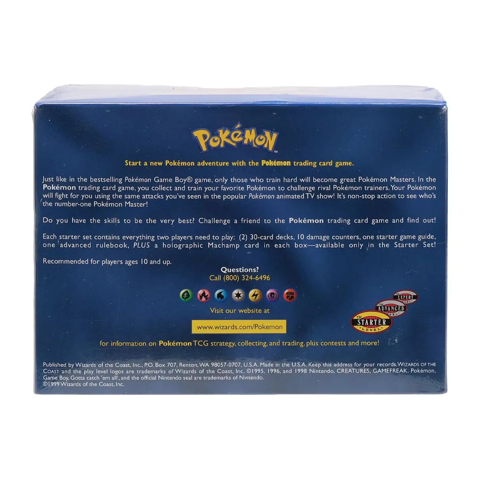 Pokemon Base Set 1 2-Player Starter Deck Box Brick of 8 | Sealed WOTC (Ships Sealed Only)