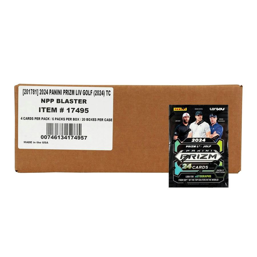 DRAFT - 2024 Panini Prizm LIV Golf Blaster 20-Box Case | dacardworld:BV3D141DPM