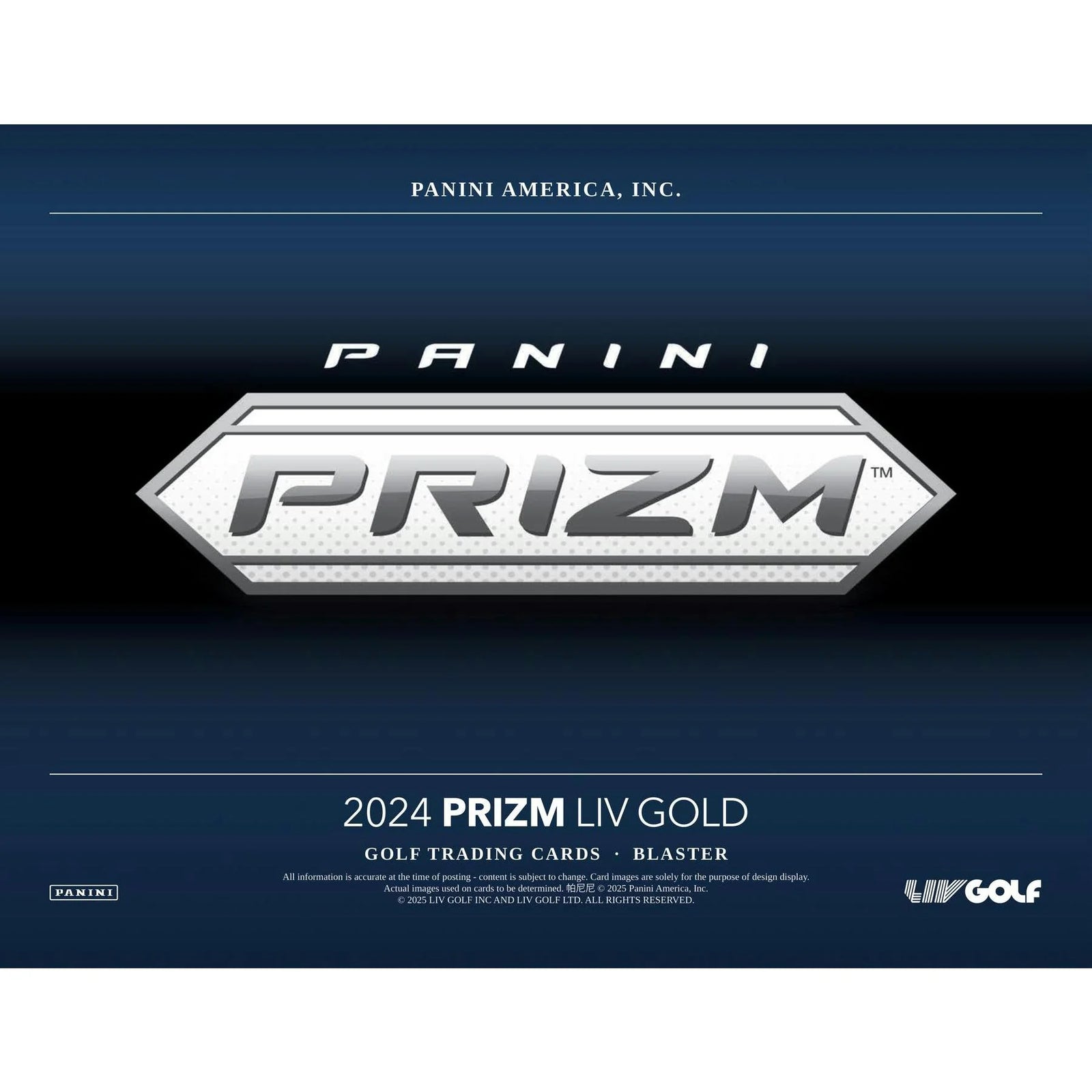 DRAFT - 2024 Panini Prizm LIV Golf Blaster 20-Box Case | dacardworld:BV3D141DPM