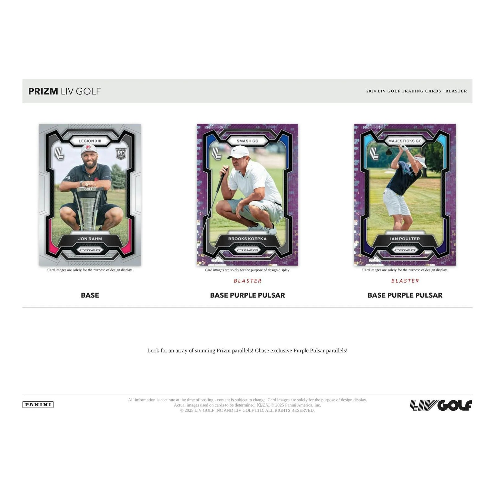 DRAFT - 2024 Panini Prizm LIV Golf Blaster 20-Box Case | dacardworld:BV3D141DPM