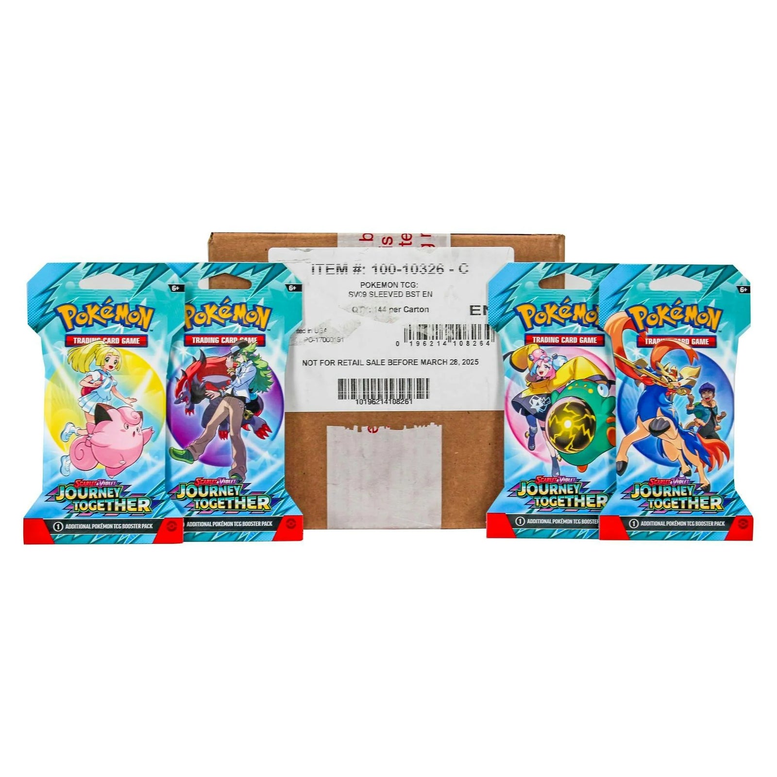 DRAFT - Pokemon Scarlet & Violet Journey Together Sleeved Booster 144-Pac | dacardworld:BV3G0QPSFD