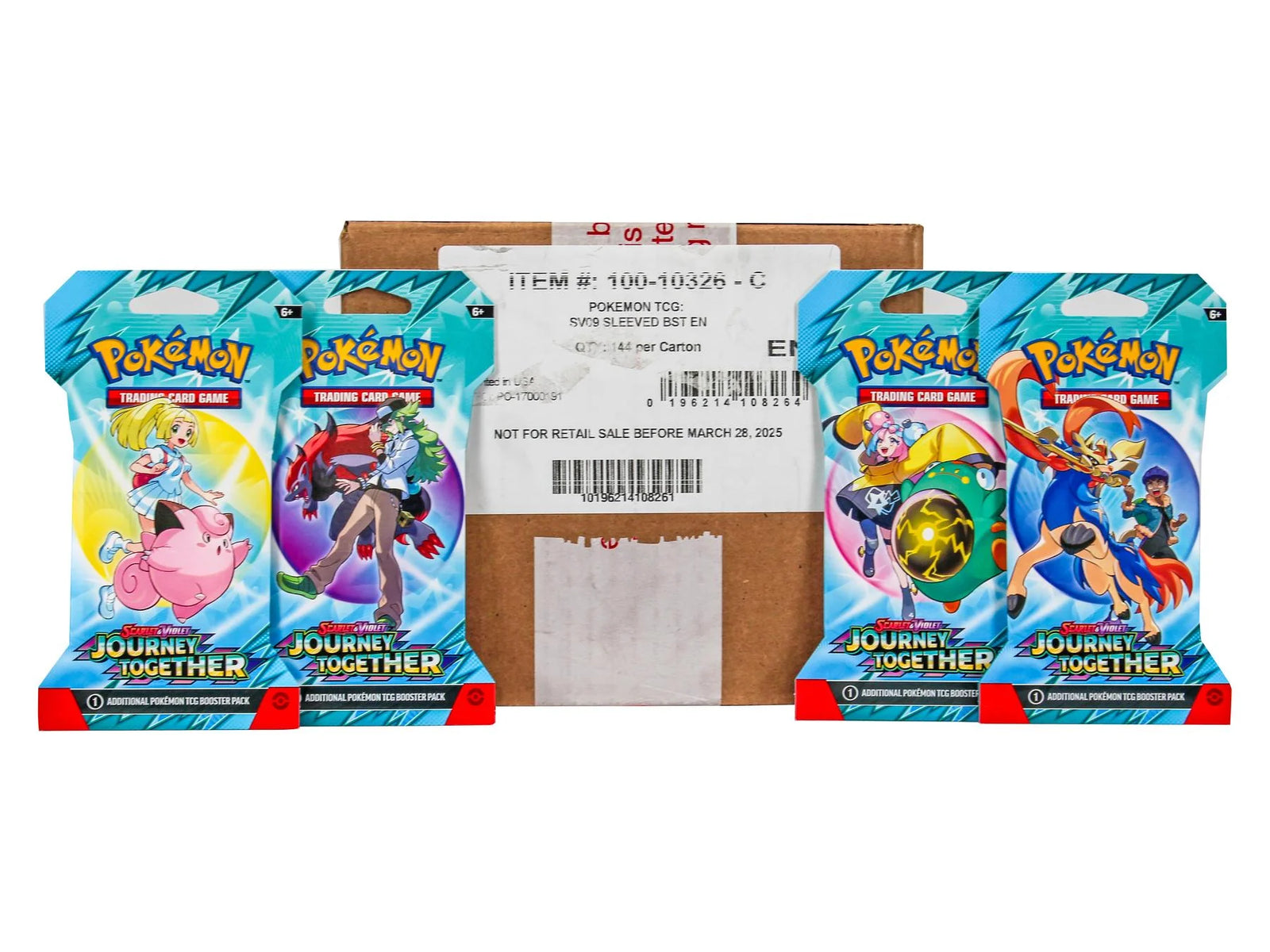 DRAFT - Pokemon Scarlet & Violet Journey Together Sleeved Booster 144-Pac | dacardworld:BV3G0QPSFD