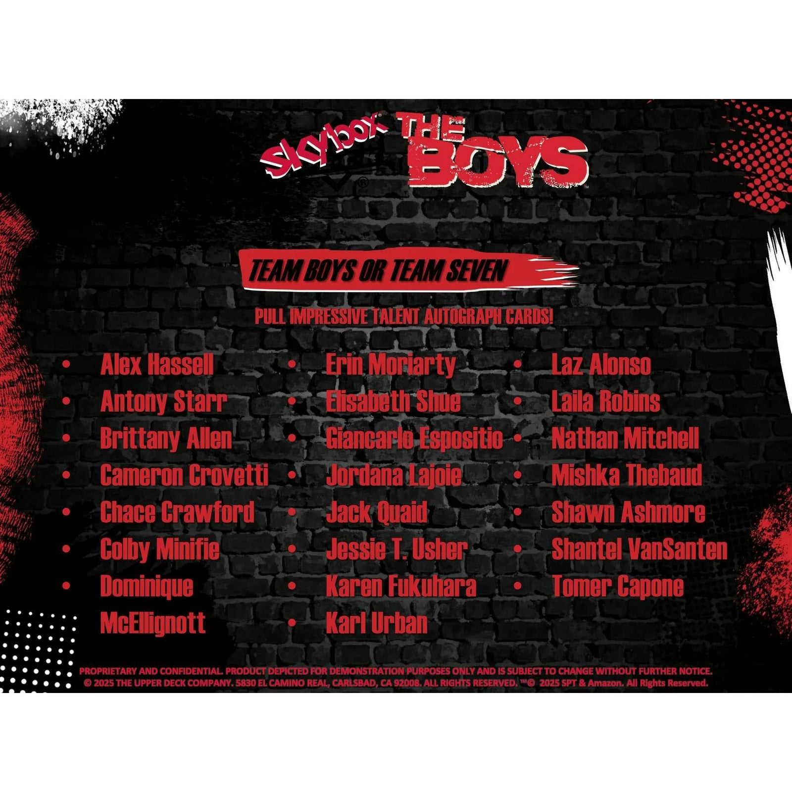 DRAFT - The Boys Season 1 & 2 Hobby 12-Box Case | Upper Deck 2025