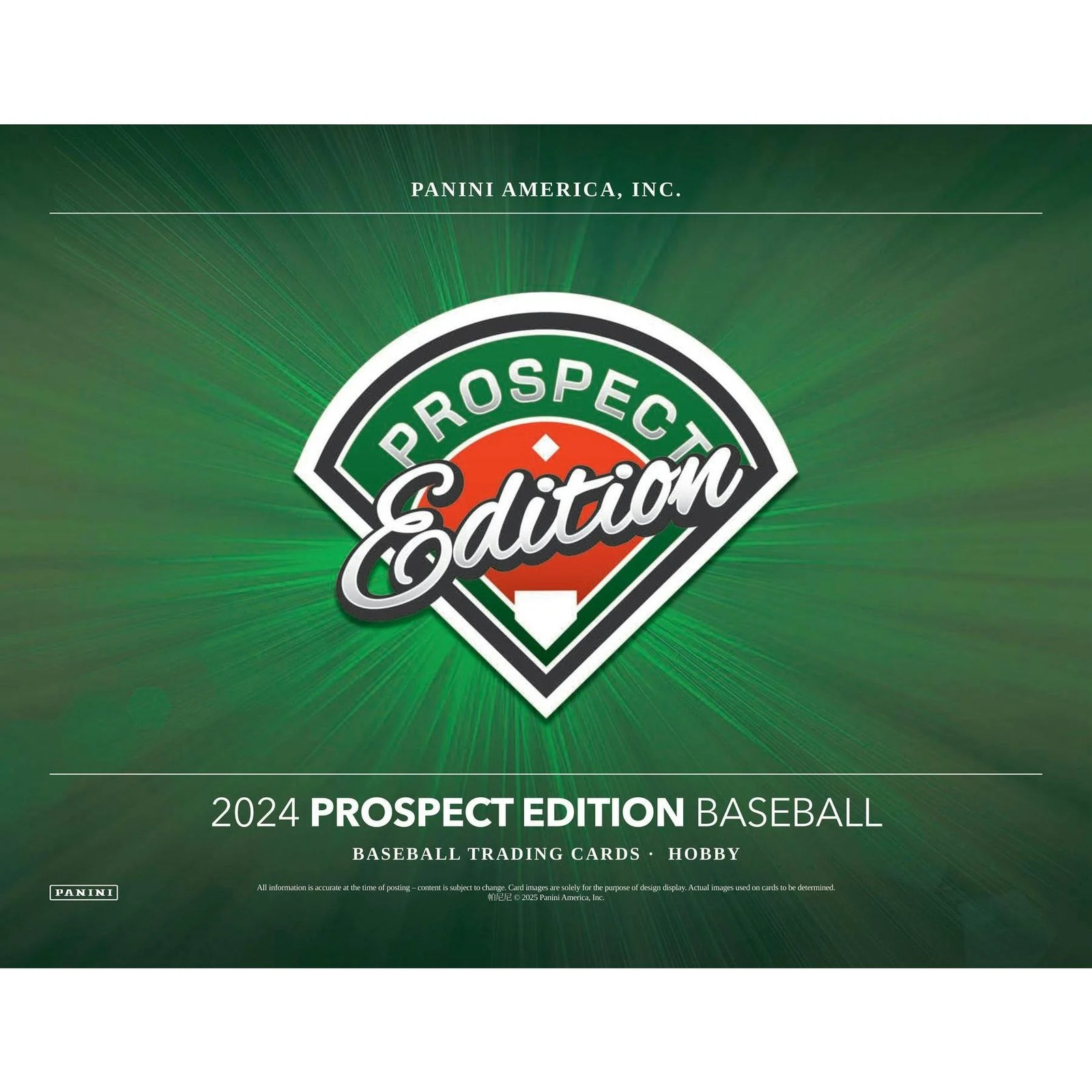 DRAFT - Just In 2024 Panini Prospect Edition Baseball Hobby 20-Box Case