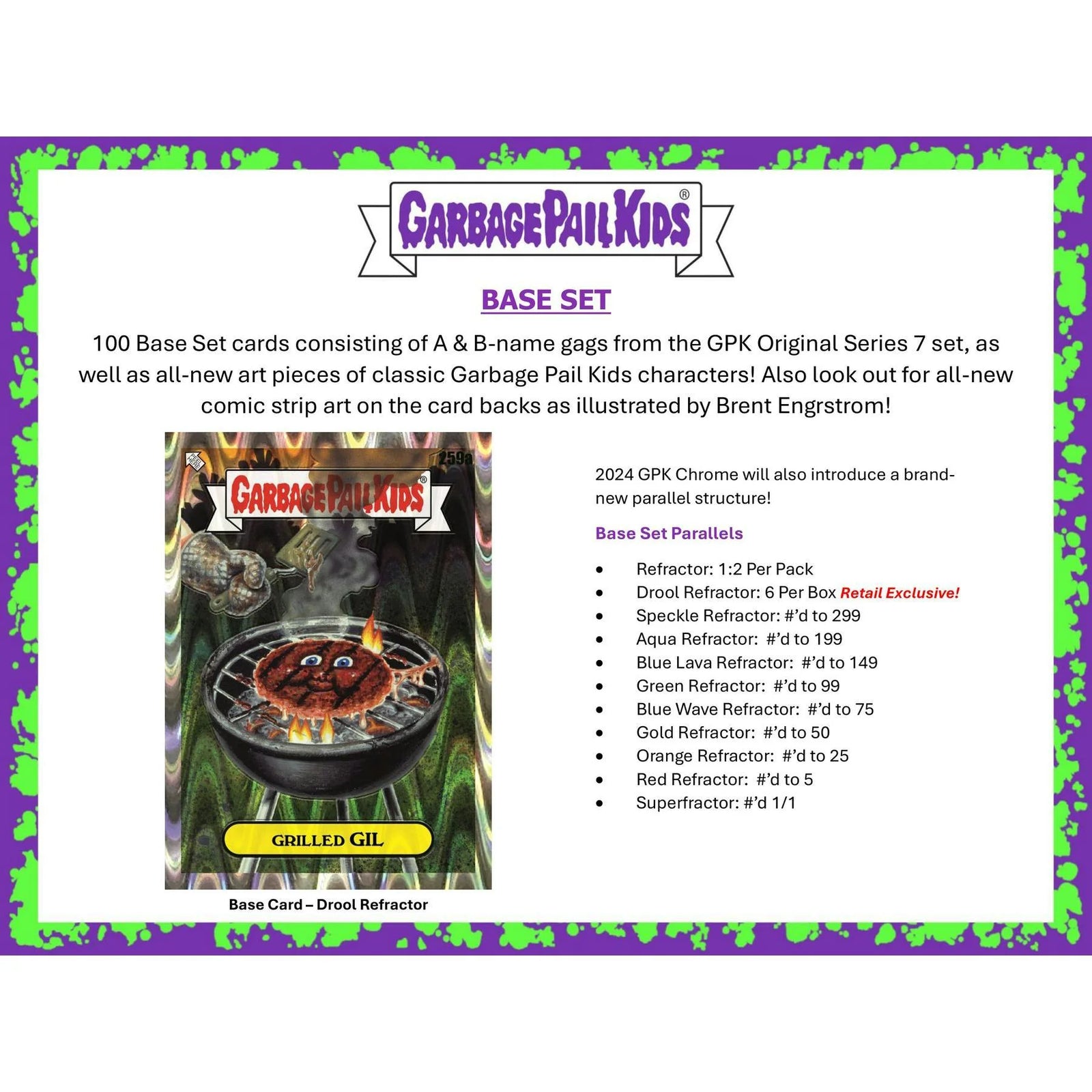 DRAFT - 2024 Topps Garbage Pail Kids Chrome Series 7 Blaster Box