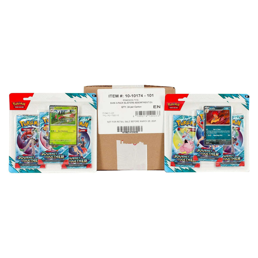 DRAFT - Pokemon Scarlet & Violet Journey Together 3-Pack 24-Blister Case | Sealed