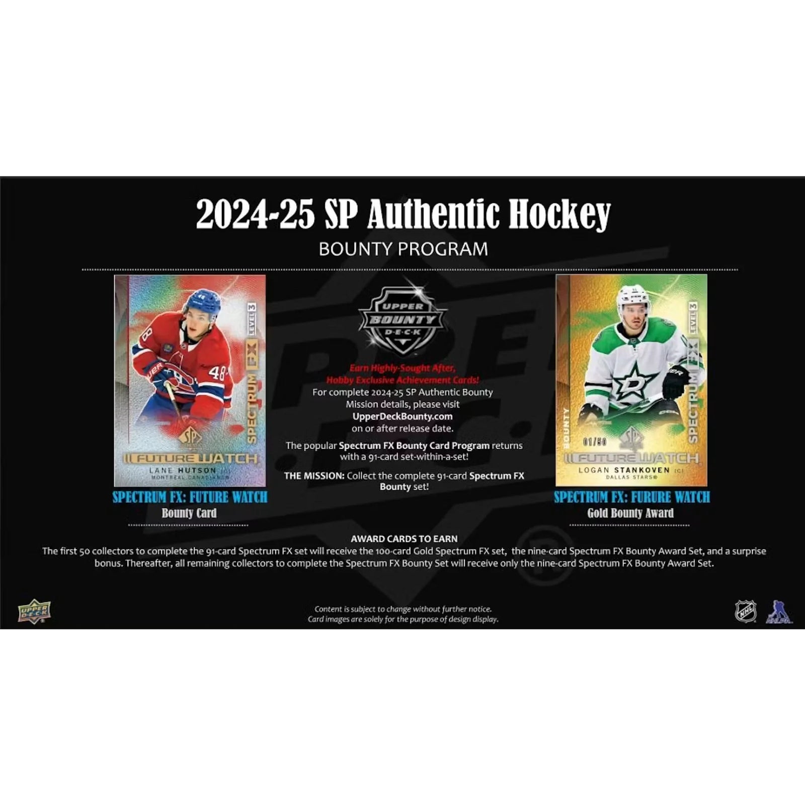2024-25 Upper Deck SP Authentic Hockey Hobby 16-Box Case (Ships Sealed Only)