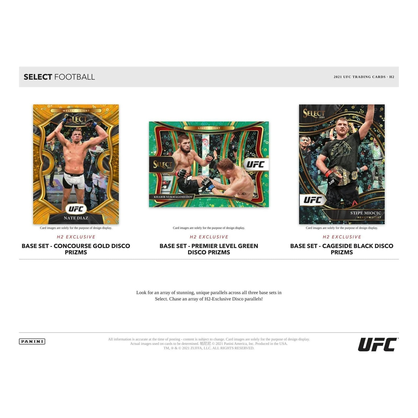 DRAFT - 2021 Panini UFC Select H2 Hobby Hybrid Box