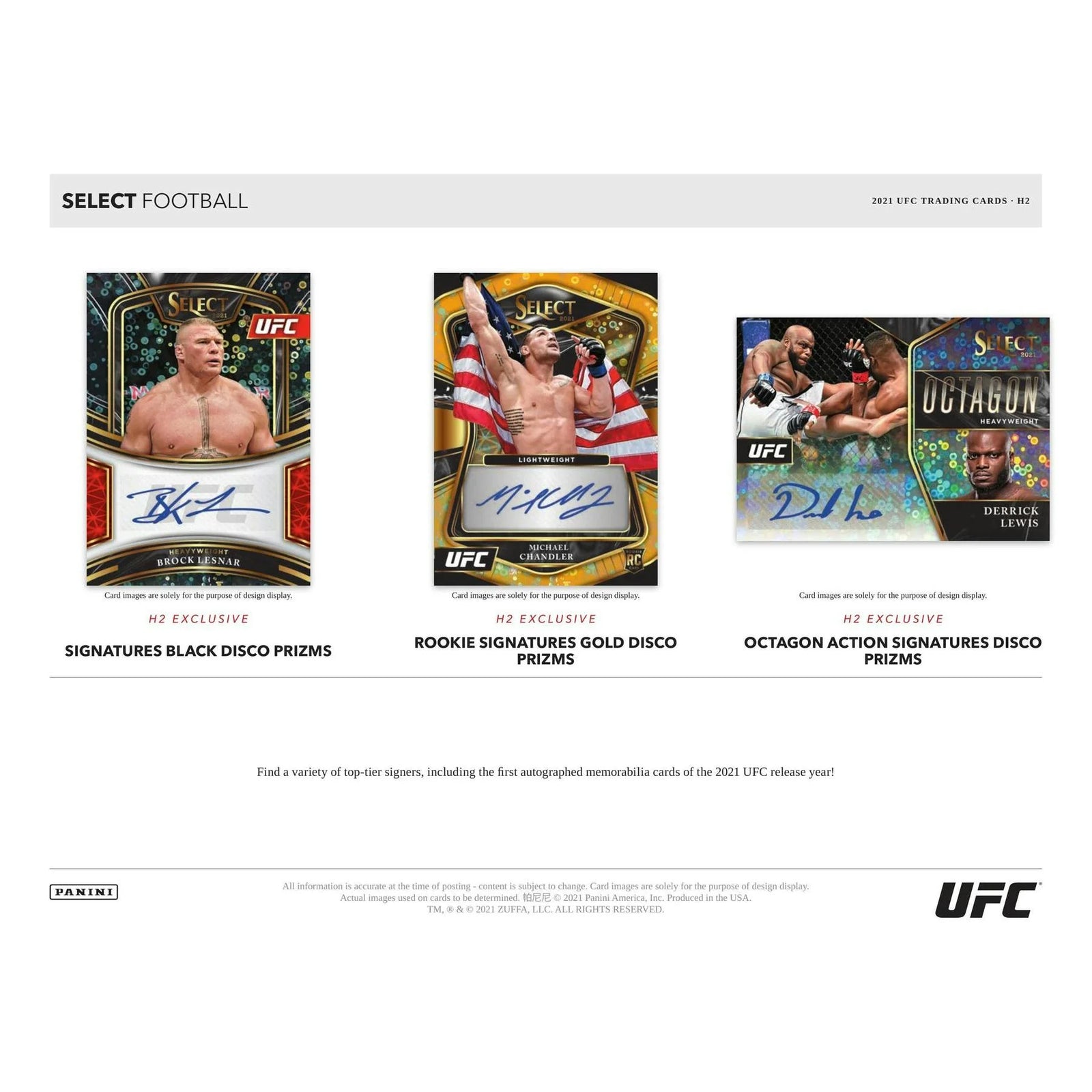 DRAFT - 2021 Panini UFC Select H2 Hobby Hybrid Box