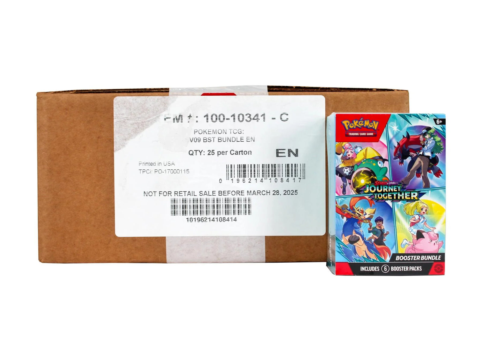DRAFT - Pokemon Scarlet & Violet Journey Together 25-Bundle Case | Sealed